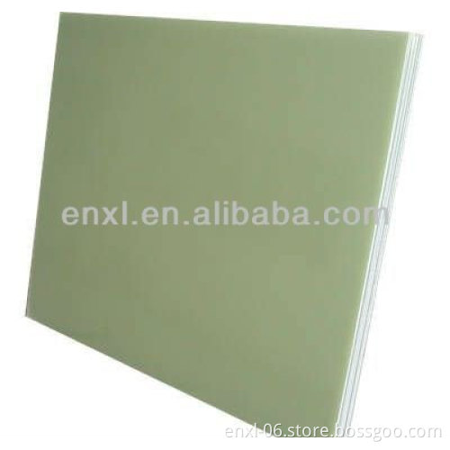 Green color Epoxy glass fiber sheet FR4
